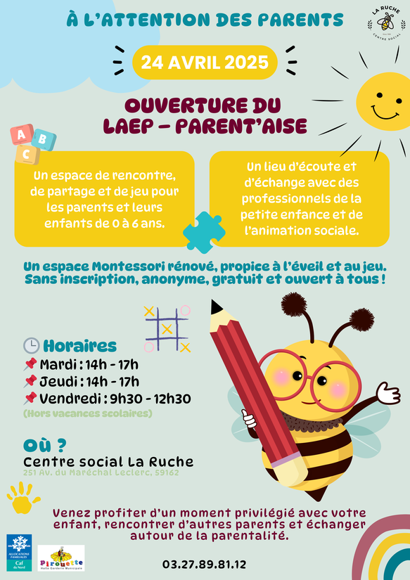 À L’ATTENTION DES PARENTS
