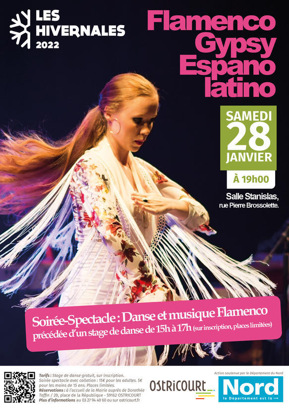 Affiche Janvier Flamenco