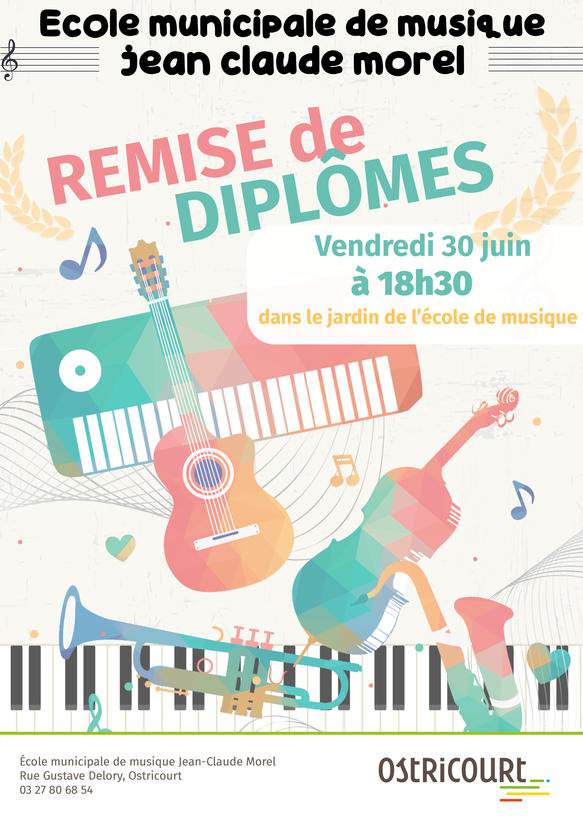 Affiche remise des diplomes