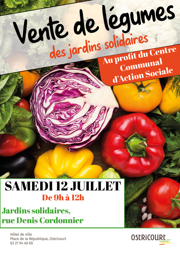 Affiche vente de légumes juillet V2