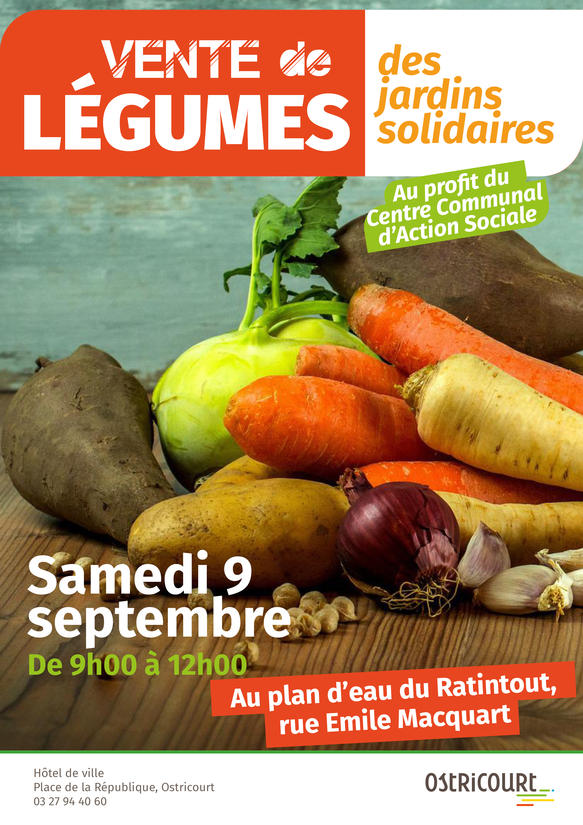 Vente legumes jardin CCAS septembre